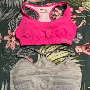 Sports bras with pads